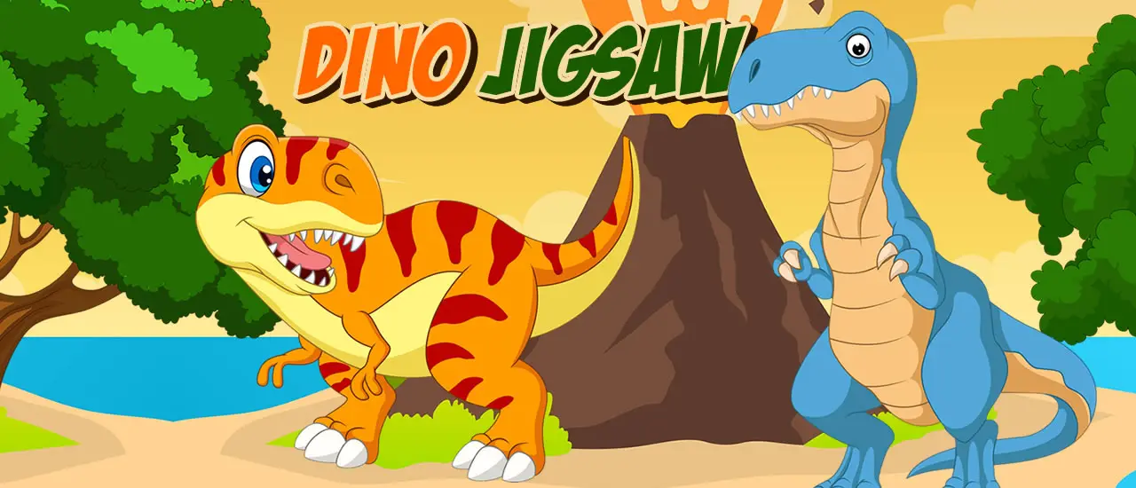 Dino Jigsaw - Kostenloses Puzzlespiel online spielen