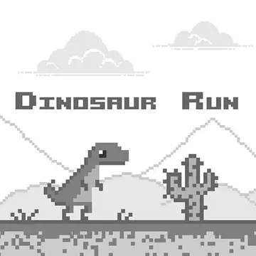 Dinosaur Run - Jeu de course rétro en ligne gratuit