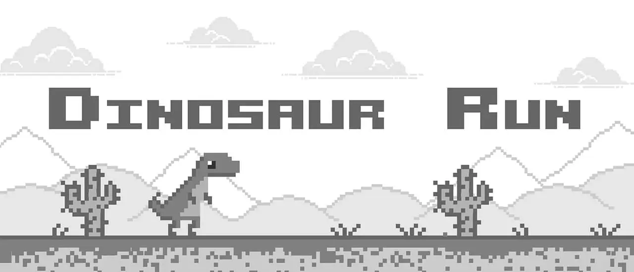 Dinosaur Run - Jeu de course rétro en ligne gratuit