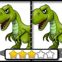 Dinosaur Spot The Difference - Jeu en ligne gratuit pour enfants