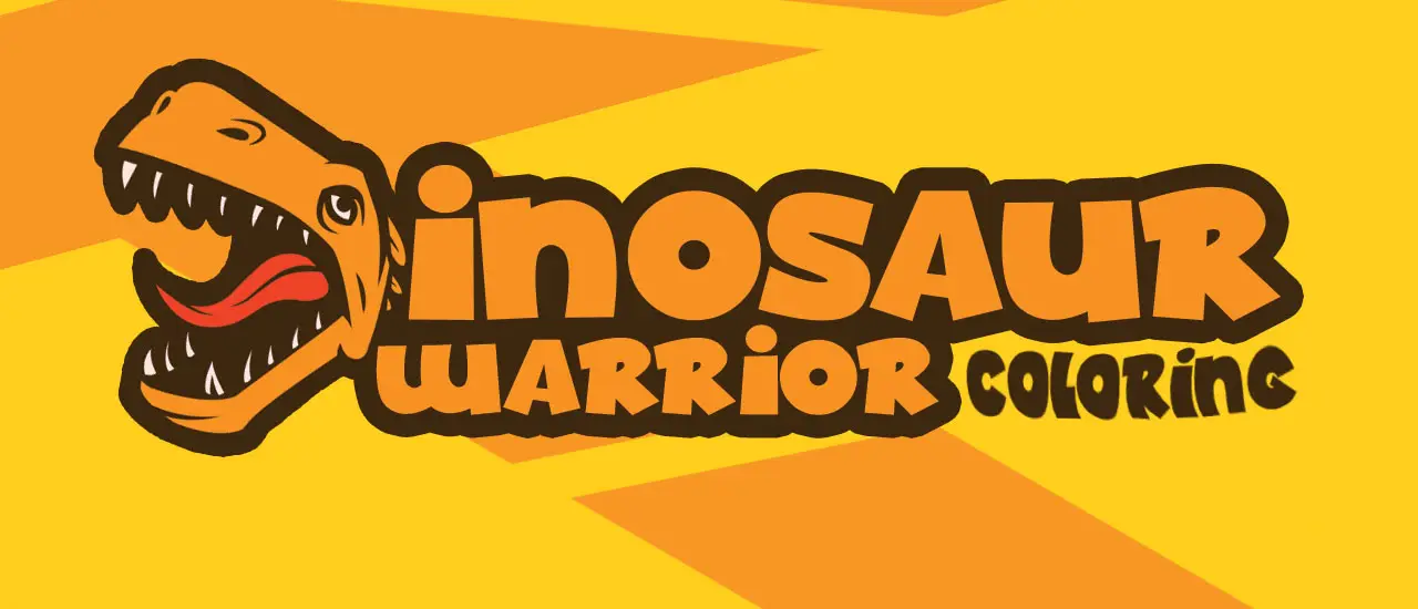 Dinosaur Warrior Coloring - Juego de Colorear de Dinosaurios para Niños
