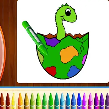 Dinosaurios Libro para Colorear Juego Gratis para Niños