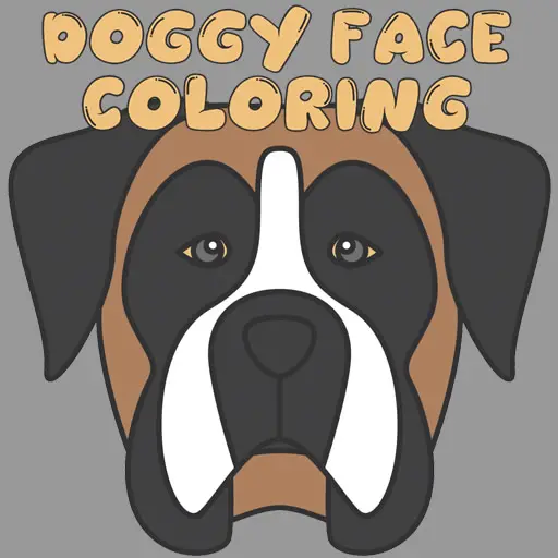 Doggy Face Coloring - Ücretsiz Çocuklar İçin Boyama Oyunu