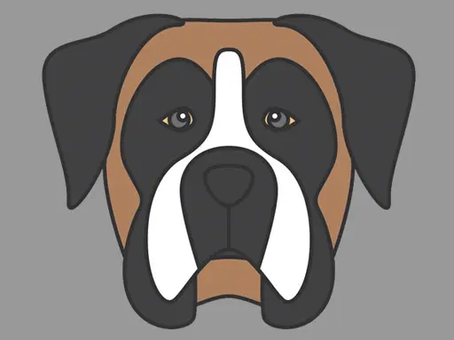 Doggy Face Coloring - Ücretsiz Çocuklar İçin Boyama Oyunu
