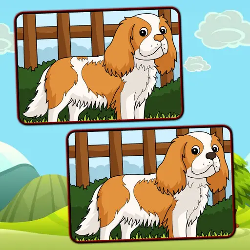 Dogs: Spot The Differences - Jeu de Puzzle Gratuit