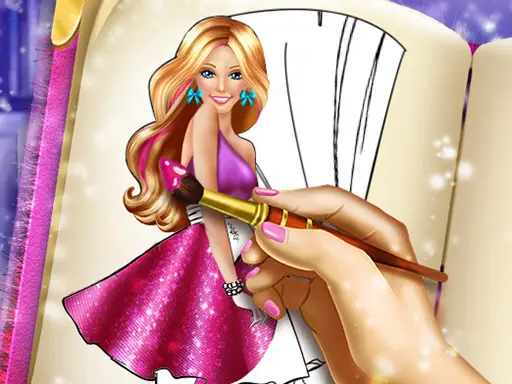 Doll Coloring Book – Malbuch für Kinder zum Spielen und Ausmalen