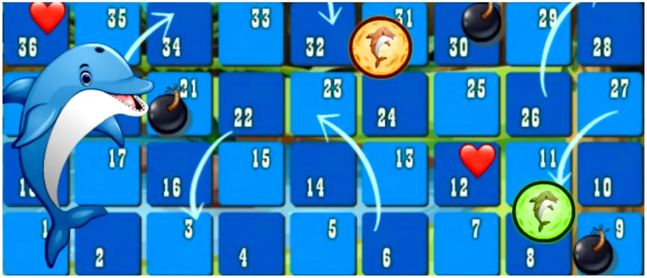 Dolphin Dice Race Ücretsiz Oyna - Çılgın Zar Oyunu