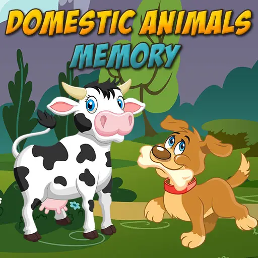 Domestic Animals Memory Oyna - Ücretsiz Hayvanlar ve Hafıza Oyunu