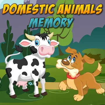 Domestic Animals Memory Oyna - Ücretsiz Hayvanlar ve Hafıza Oyunu