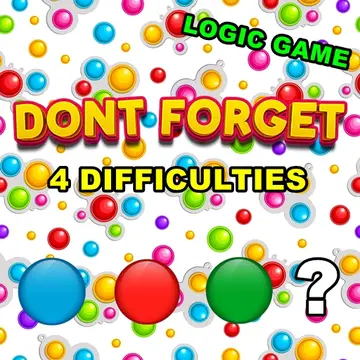 Dont Forget: Juego de Memoria y Lógica Gratis para Jugar en Línea