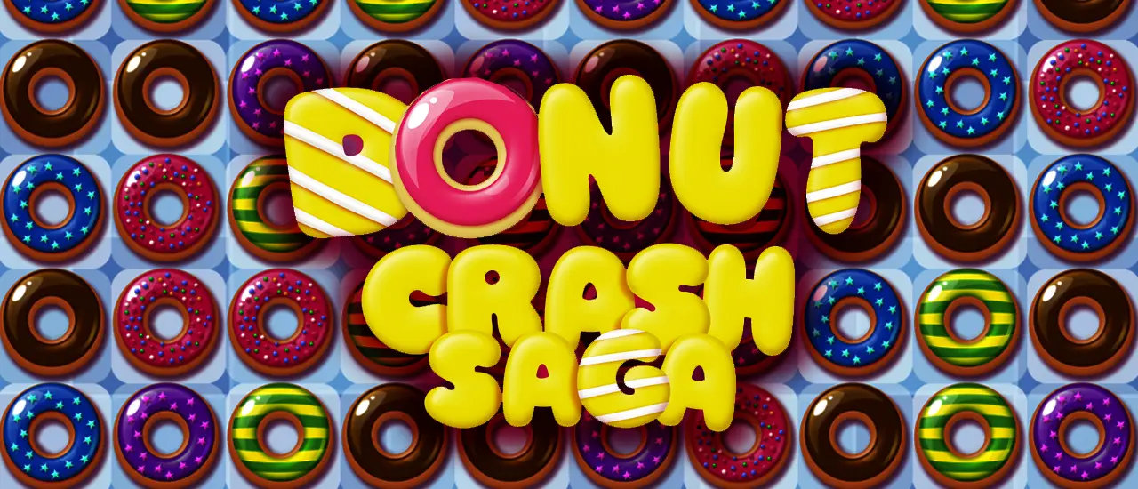 Donut Crash Saga - Jeu de Match 3 en ligne gratuit
