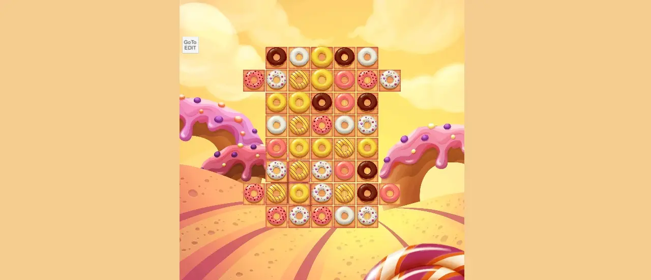 Donuts Match 3 - Juego Gratis para Mover y Combinar