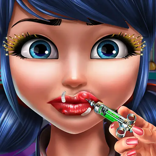 Dotted Girl Dudak Enjeksiyonu Oyna - Ücretsiz Çocuk Oyunları