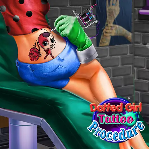 Dotted Girl Dövme Yapma Oyunu - Ücretsiz Çocuk Oyunları