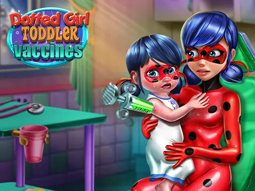 Dotted Girl Kleinkind Impfungen – Kostenlose Arztspiele für Kinder