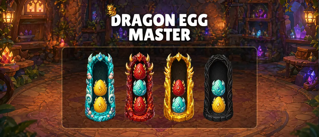Dragon Egg Master لعبه تركيب بيض التنين مجاناً - ألعاب ألغاز ممتعة
