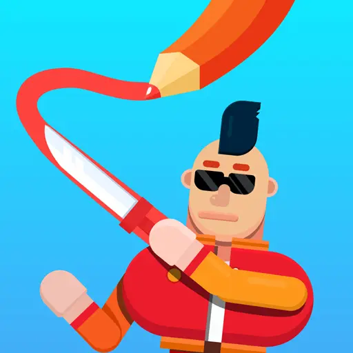 Draw Knife - Ücretsiz Çizim ve Hedefleme Oyunu