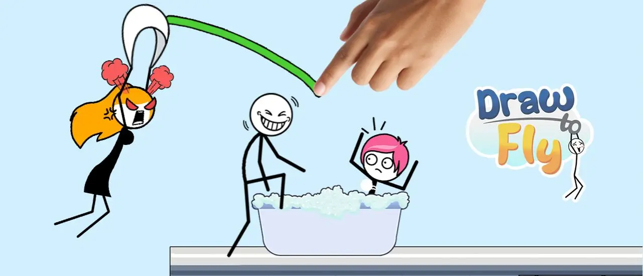 Draw To Fly لعبة رسم وتحدي مجانية للعب على الإنترنت