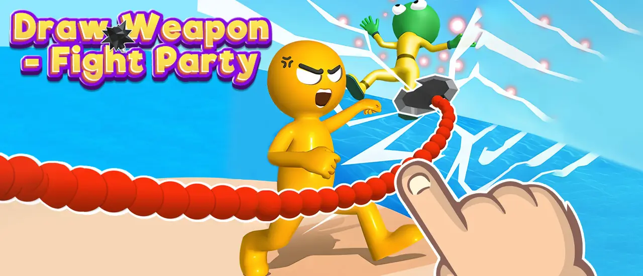 لعب لعبة Draw Weapon Fight Party مجانًا - معركة الأسلحة ثلاثية الأبعاد