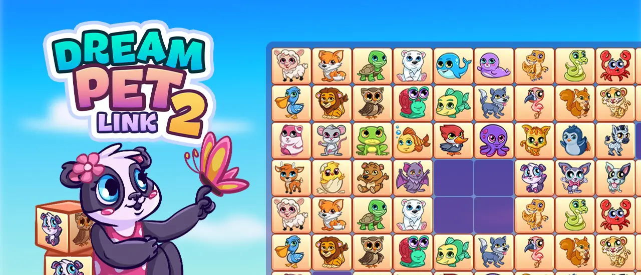 Dream Pet Link 2 - Free Online Match-3 Puzzle Game