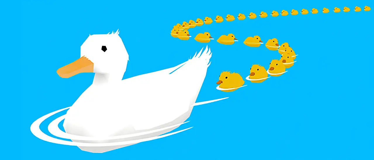 Ducklings.io - Jeu en ligne gratuit pour jouer et s'amuser