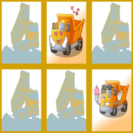 Dump Trucks Memory - Free Play Game for Kids and Adults