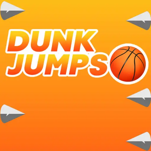 لعب لعبة Dunk Jumps المجانية للكرة والقفز على الجدران المسننة
