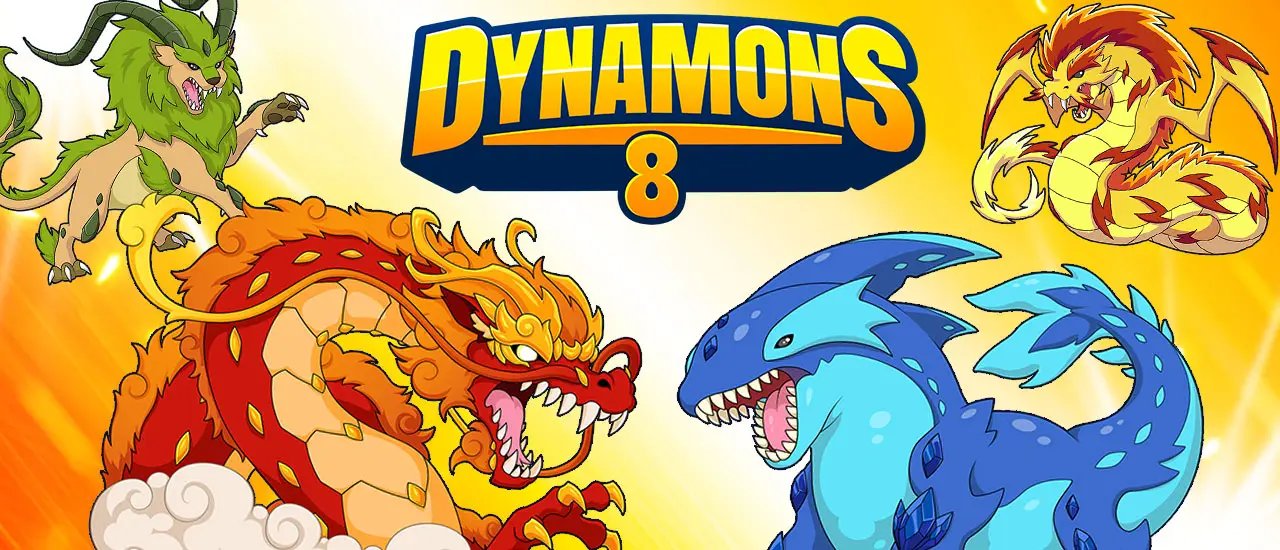 Dynamons 8 - Jeu d'aventure en ligne et collection de monstres