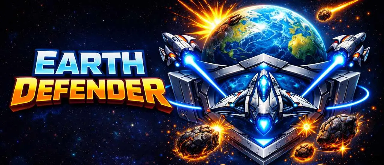 Earth Defender - 宇宙シューティングゲームを無料でプレイ