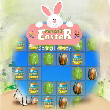 Easter Eggs Match 3 Deluxe 無料で遊べるマッチ3ゲーム