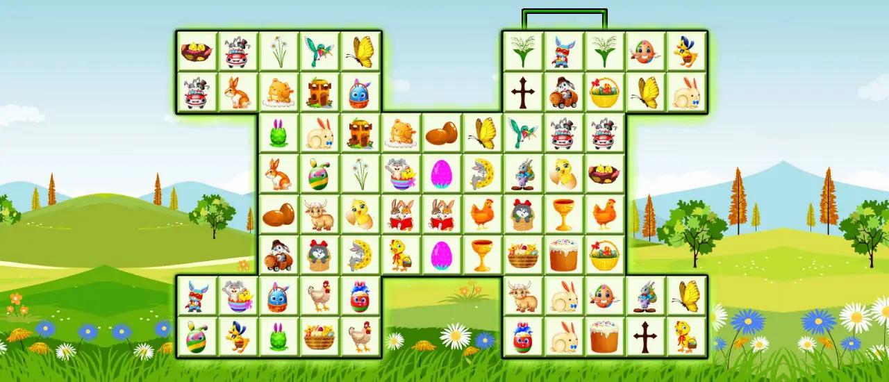 Easter Link - Jeu de Mahjong en ligne gratuit