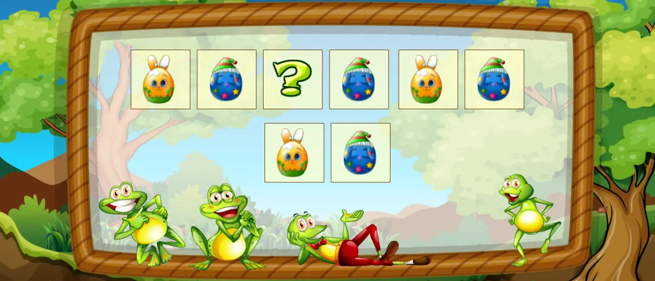 Easter Patterns kostenlos spielen – Puzzle Spiel für Kinder