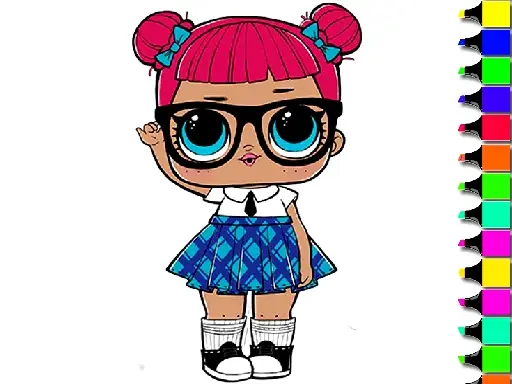 لعب لعبة تلوين الأطفال سهلة LOL مجانًا - Coloring Game للأطفال