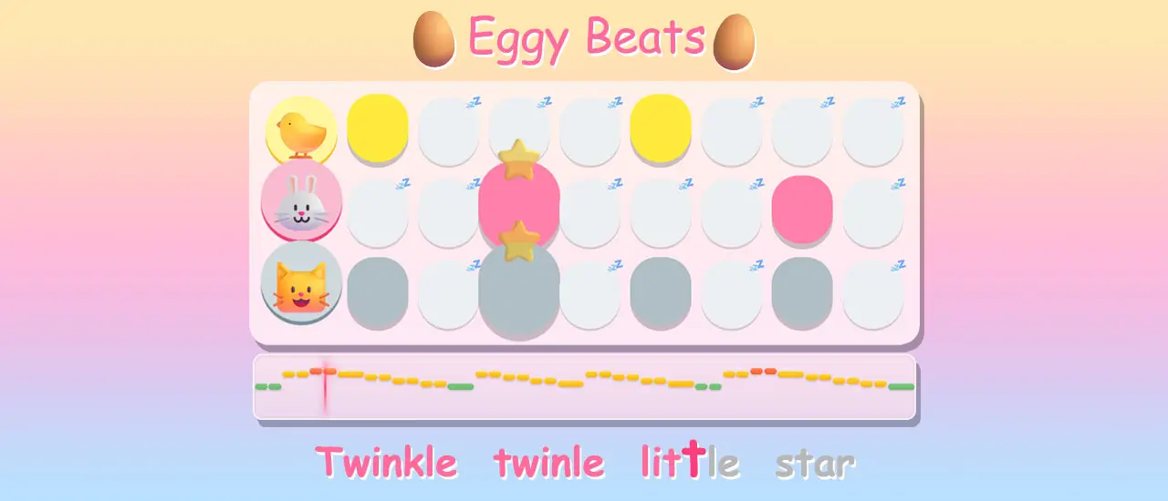 Eggy Beats: Juego de ritmo para niños - Juega y crea música
