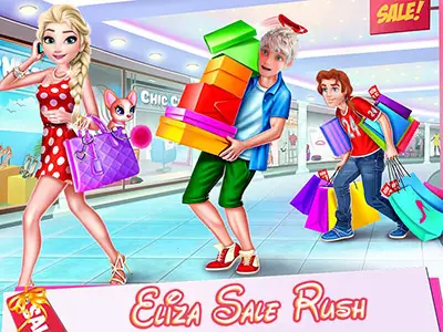 Eliza Sale Rush - Juego de Vestir y Moda Gratis
