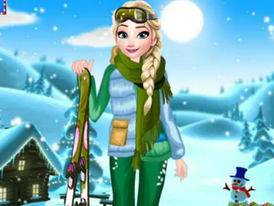 Eliza Winter Adventure - 冬のスキーゲームを無料でプレイ