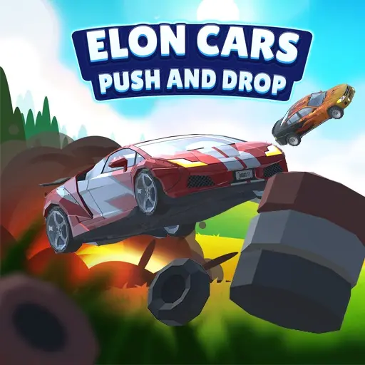 Elon Cars: Push and Drop - Ücretsiz Oyna ve Çılgın Çarpışma