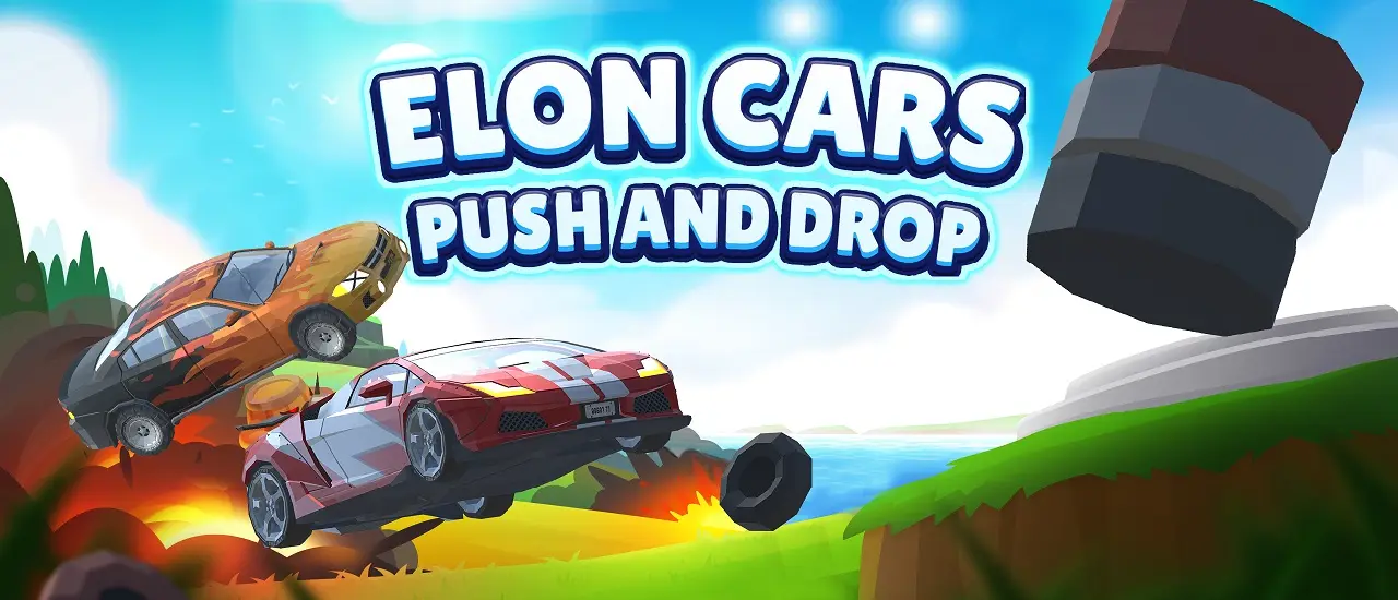 Elon Cars: Push and Drop - Ücretsiz Oyna ve Çılgın Çarpışma