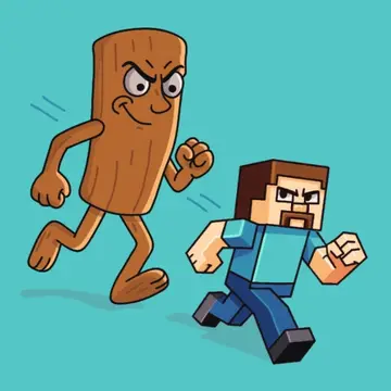 Escape From Tung Tung Sahur – Kostenloses Laufspiel & Plattformspiel spielen