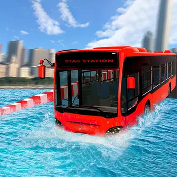 Extreme Water Floating Bus – Wasser Bus Simulator Spiel zum Spielen
