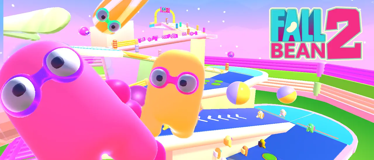 Fall Bean 2 - Fun Online Multiplayer Platform Game