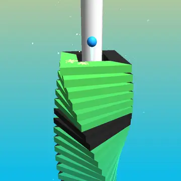 Fallender Ball - Juego Casual para Mover y Rebotar en Helix