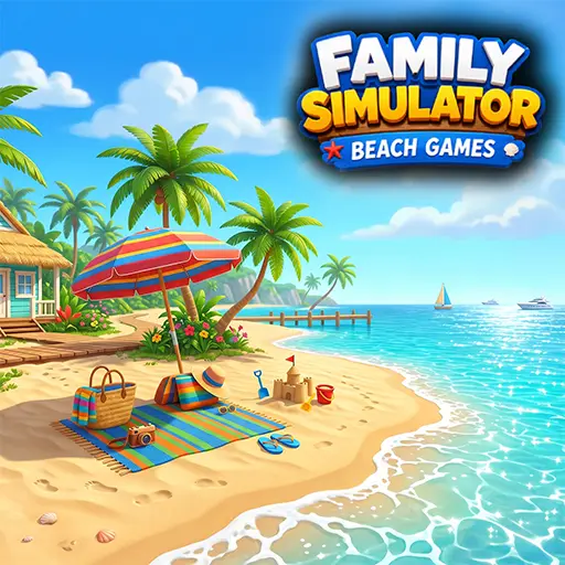 Family Simulator Beach Games – Familienurlaub Spiel online kostenlos