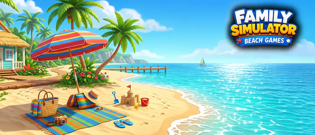 Family Simulator Beach Games – Familienurlaub Spiel online kostenlos
