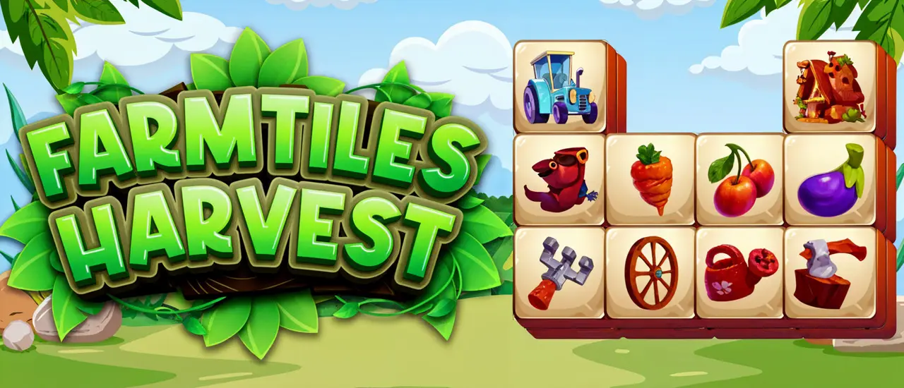 Farm Tiles Harvest Jogo de Encaixe Grátis Online