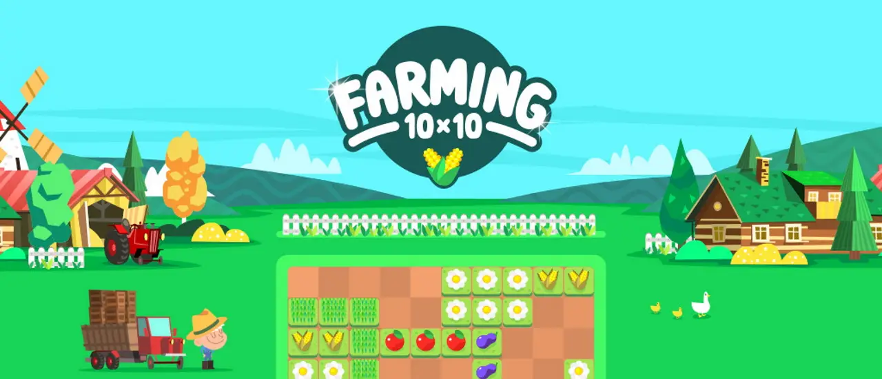 لعب لعبة Farming 10x10 المجانية للمزارعين الصغار