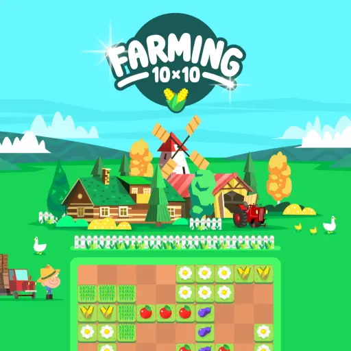 لعب لعبة Farming 10x10 المجانية للمزارعين الصغار