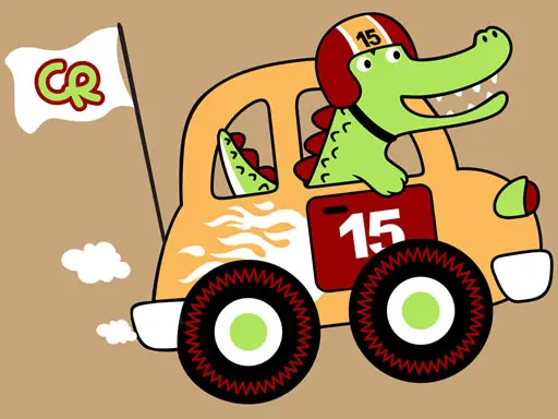 Fast Racing Cars Boyama - Ücretsiz Çocuklar ve Yarış Oyunu