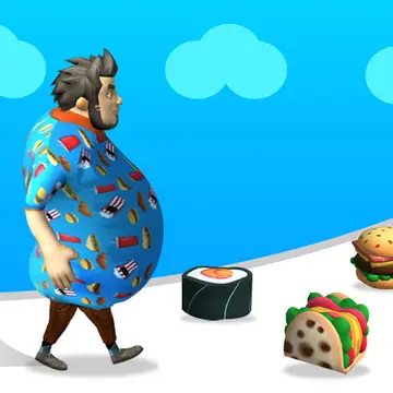 Fat Race 3D لعبة سباق وباركور ممتعة أونلاين مجاناً