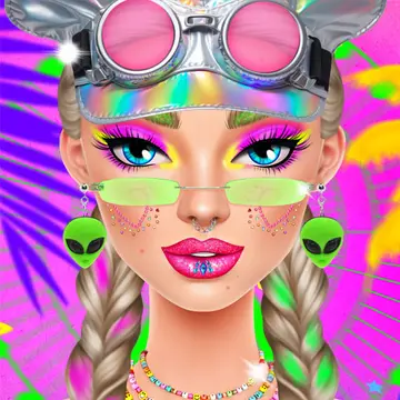 Festival Vibes Makeup Oyna - Ücretsiz Kadınlar İçin Makyaj Oyunu